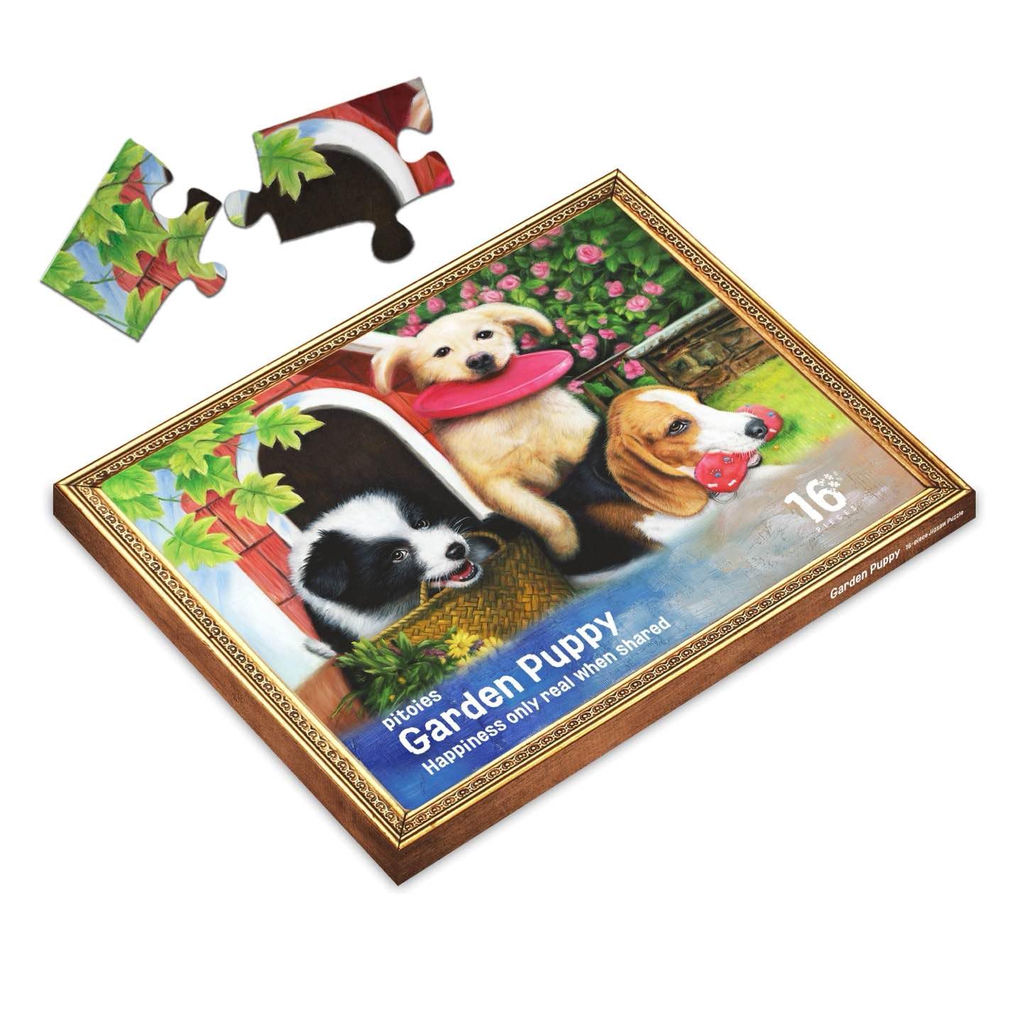 Amazon | Pitoies 認知症パズル 16個の大きなピースジグソーパズル